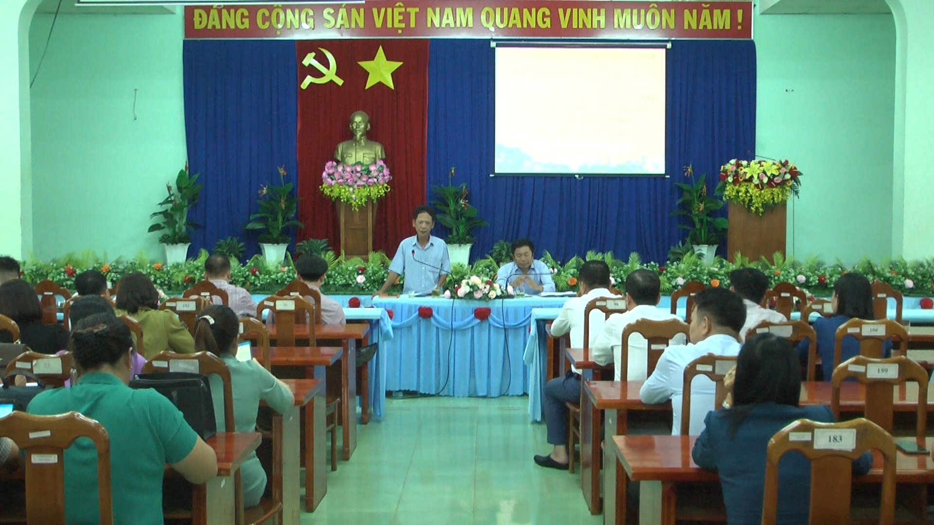 Hội nghị triển khai công tác xây dựng cơ sở vật chất trường học trên địa bàn huyện năm học 2023 – 2024